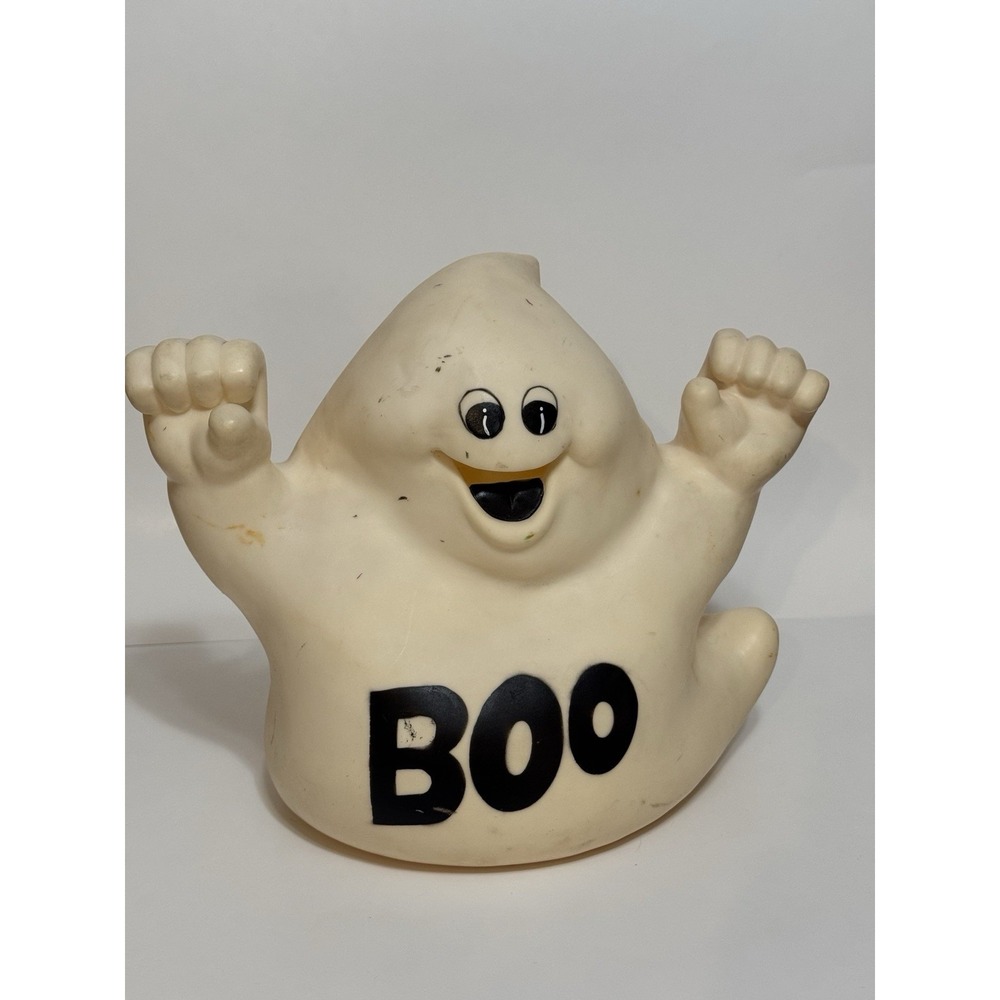 Vintage Halloween Blow Mold Lighted Halloween Ghost Boo